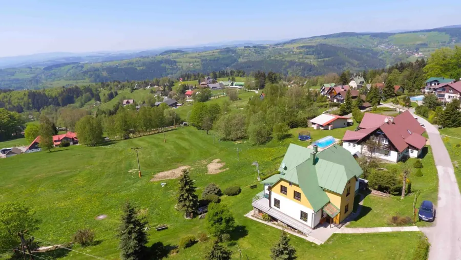 Rozptýlená horská zástavba
